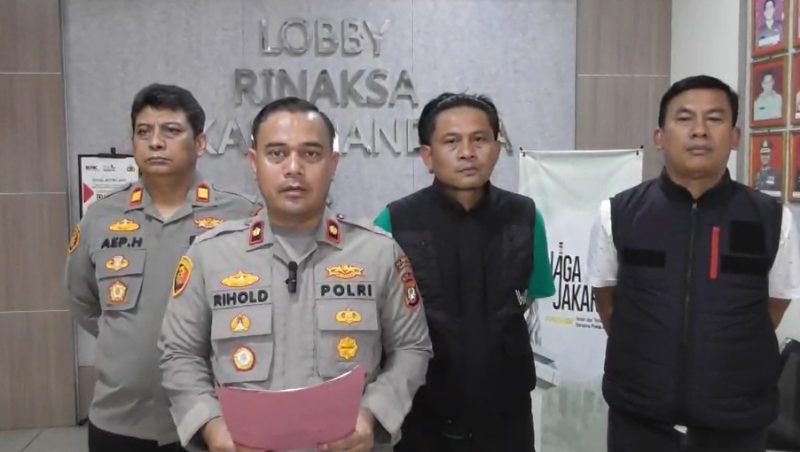 Salah satu pelaku yang berhasil di amankan 